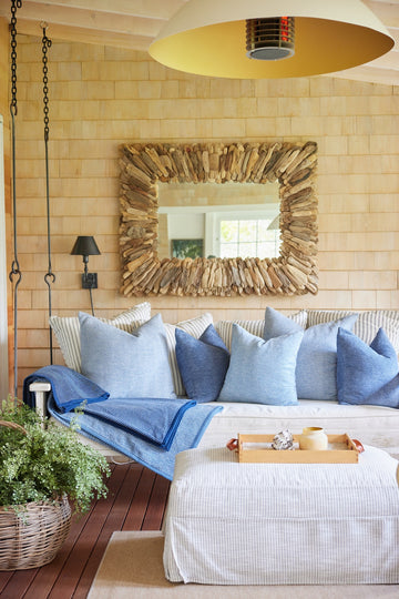 Bayside Herringbone Euro Pillow Covers7
