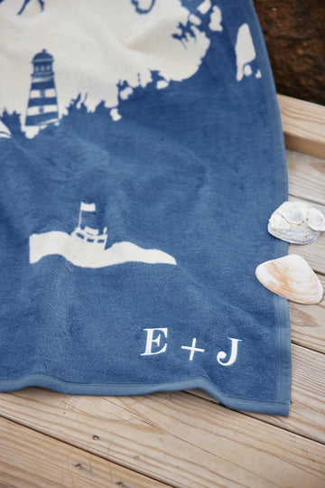 Maine Map Blanket4