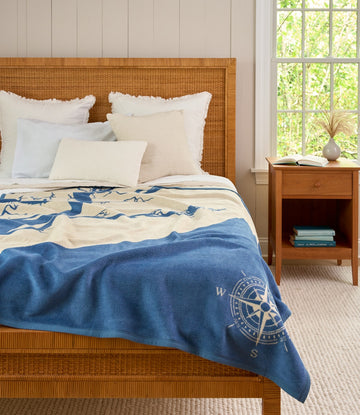 Hilton Head Island Map Blanket2