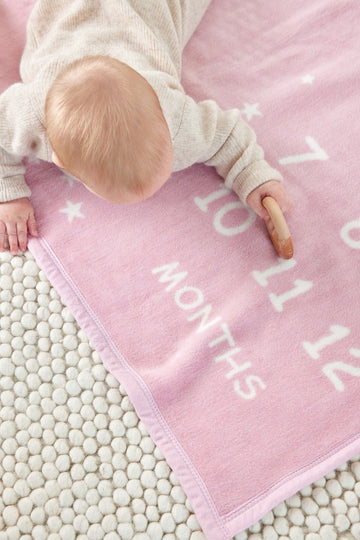 Milestone Mini Blush Blanket6