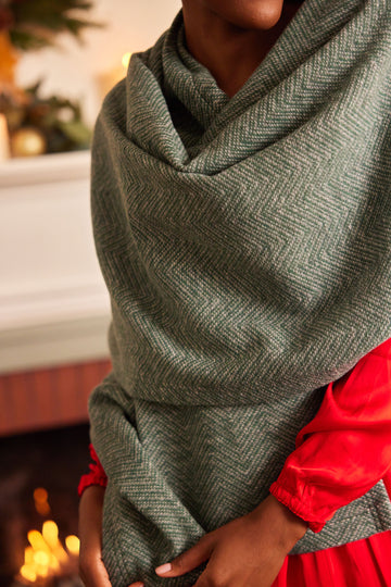 Bayside Herringbone Shawl7