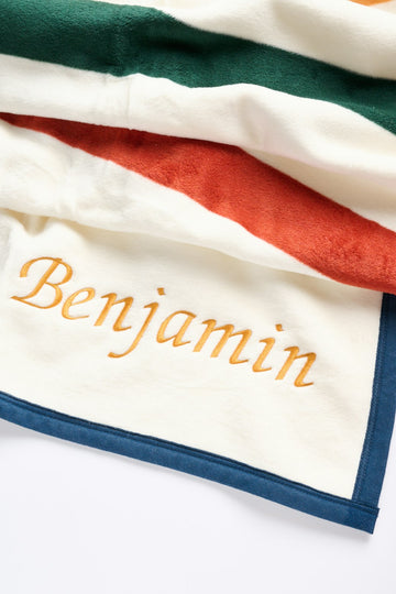 Vintage Center Stripes Blanket4