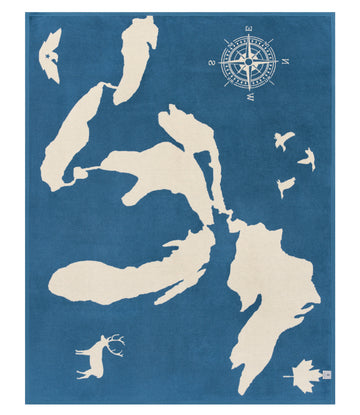 Great Lakes Map Blanket6