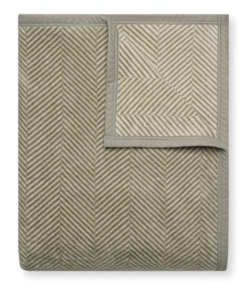 Harborview Herringbone Dune Blanket
