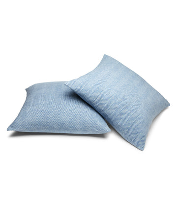 Bayside Herringbone Euro Pillow Covers4