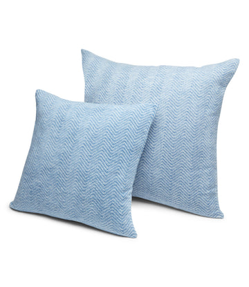 Bayside Herringbone Euro Pillow Covers8