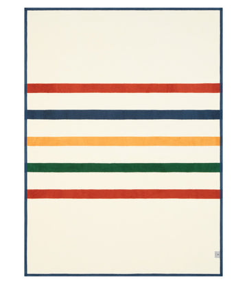 Vintage Center Stripes Blanket7