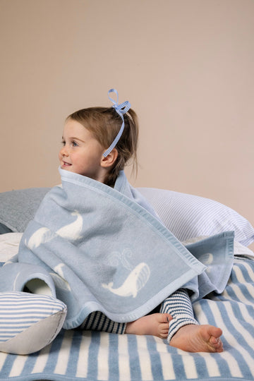 Big Blue Mini Blanket5