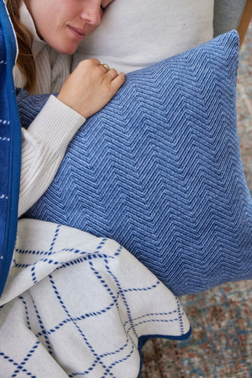 Bayside Herringbone Euro Pillow Covers4