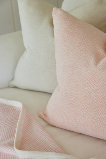 Bayside Herringbone Throw Pillow Covers
