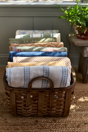 Tile Stripe Fog Lightweight Blanket8