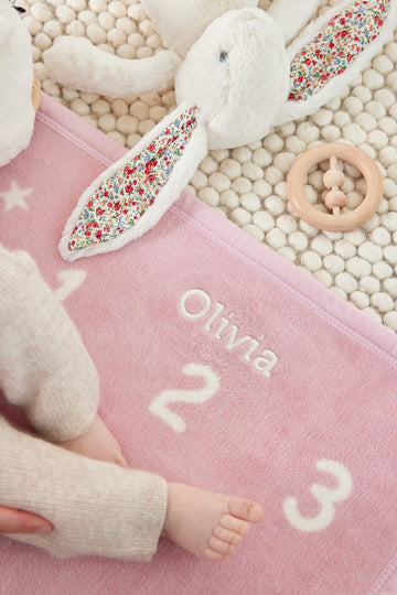 Milestone Mini Blush Blanket5