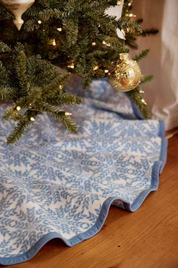 Nordic Frost Christmas Tree Skirt