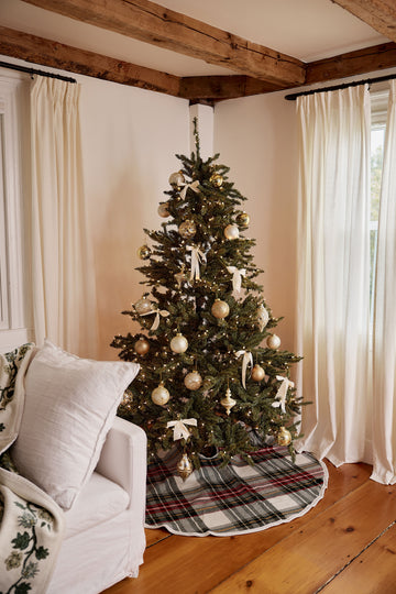 Stewart Plaid Christmas Tree Skirt