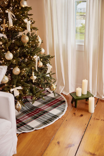 Stewart Plaid Christmas Tree Skirt4