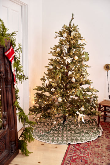 Frances Floral Christmas Tree Skirt