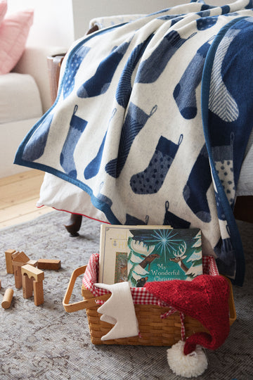 Santa's Stockings Midi Blanket2