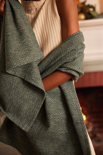 Bayside Herringbone Shawl4