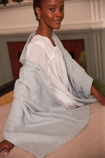 Bayside Herringbone Shawl3