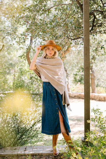 Bayside Herringbone Shawl5