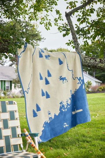 Maine Map Blanket3