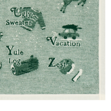 ABC's of Christmas Mini Blanket