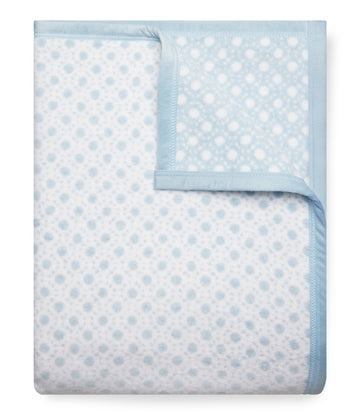 Allover Lace in Sky Blanket