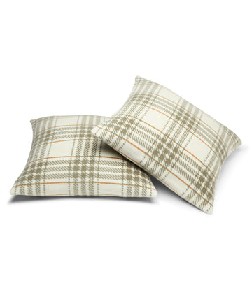 Fall plaid best sale pillow covers