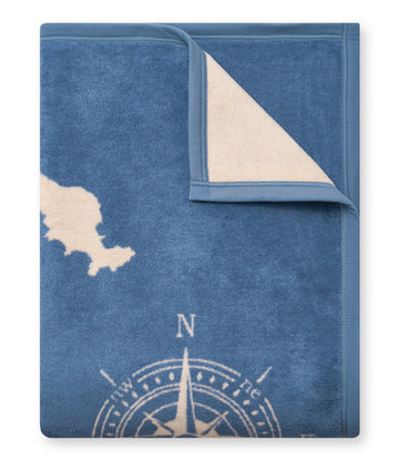 Boston Harbor Map Blanket4