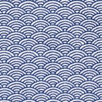 Brewster Scallops Blue Blanket