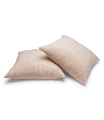 Bayside Herringbone Euro Pillow Covers4