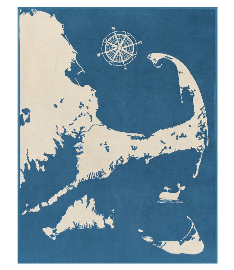 Cape and Islands Map Blanket