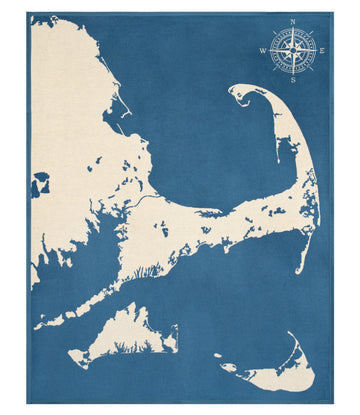 Cape & Islands Map Blanket