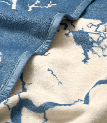 Charleston & Kiawah Map Blanket