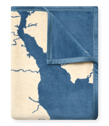 Chesapeake Bay Map Blanket4