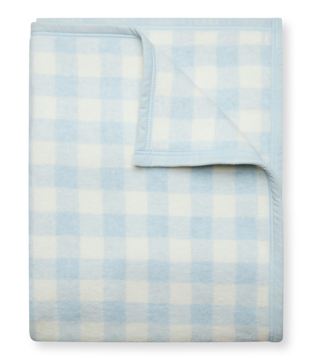 Chappywrap Cozy Gingham Sky Blanket