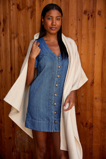 Bayside Herringbone Shawl