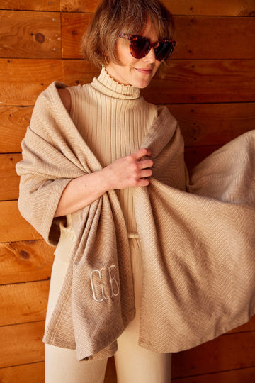 Bayside Herringbone Shawl5