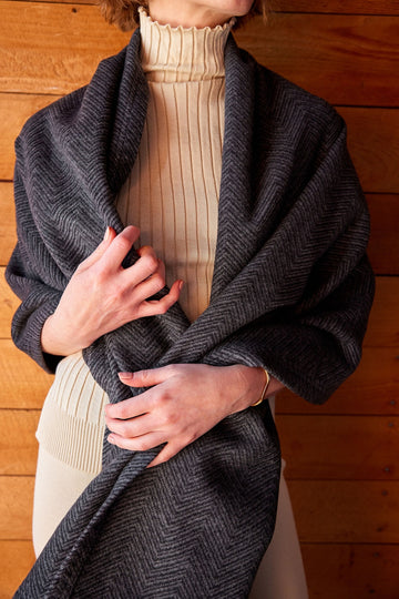 Bayside Herringbone Shawl5