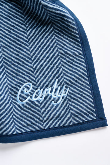 Harborview Herringbone Navy Blanket8