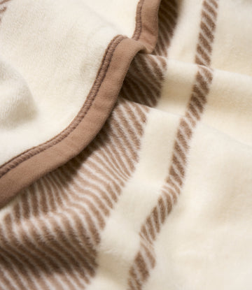 Dockside Stripe Sepia Blanket3