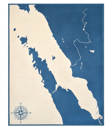 Door County Map Blanket5