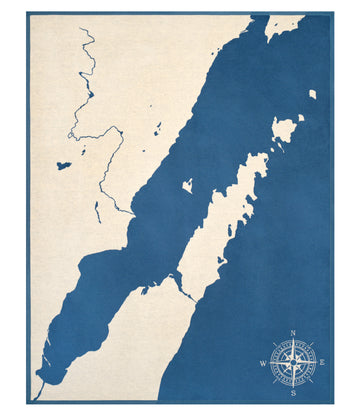 Door County Map Blanket