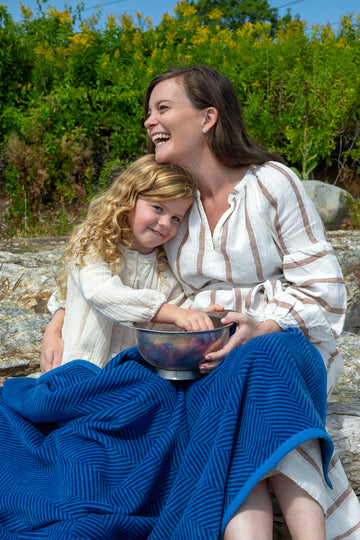 Harborview Herringbone Beth's Blue Blanket6