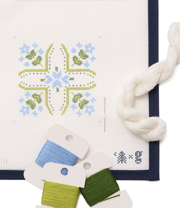 Farmhouse Flowers Needlepoint Kit