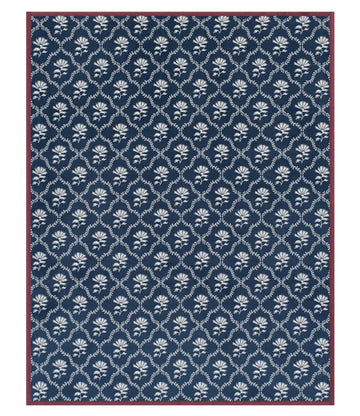 Floral Trellis Blanket