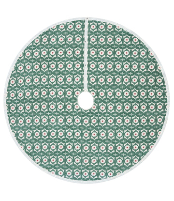 Frances Floral Christmas Tree Skirt5