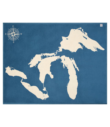 Great Lakes Map Blanket5