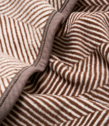 Harborview Herringbone Chocolate Blanket4