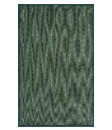 Harborview Herringbone Forest Green Midi Blanket